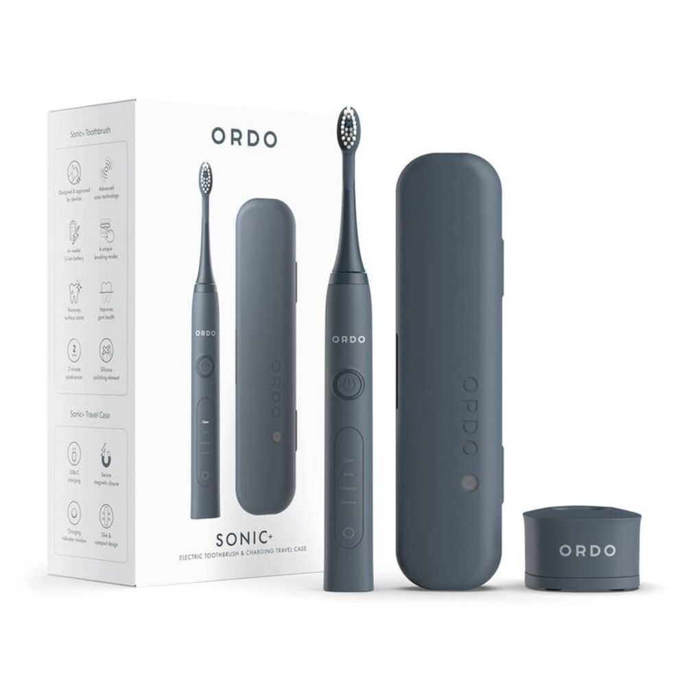 ORDO -  Sonic+ Electric Toothbrush & Charging Travel  Gray